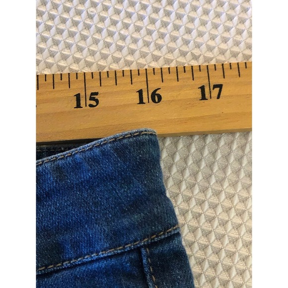 Sundance Jeans Womens 30 Blue Denim Wide Leg Stretch Comfort Casual - Picture 8 of 9